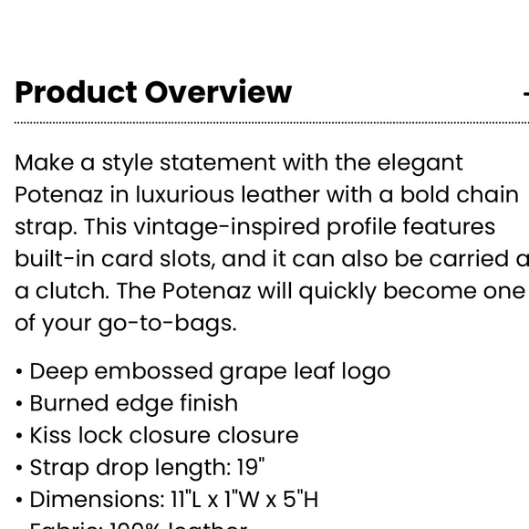 Patricia Nash Potenza Leather clutch frame bag - Picture 8 of 8